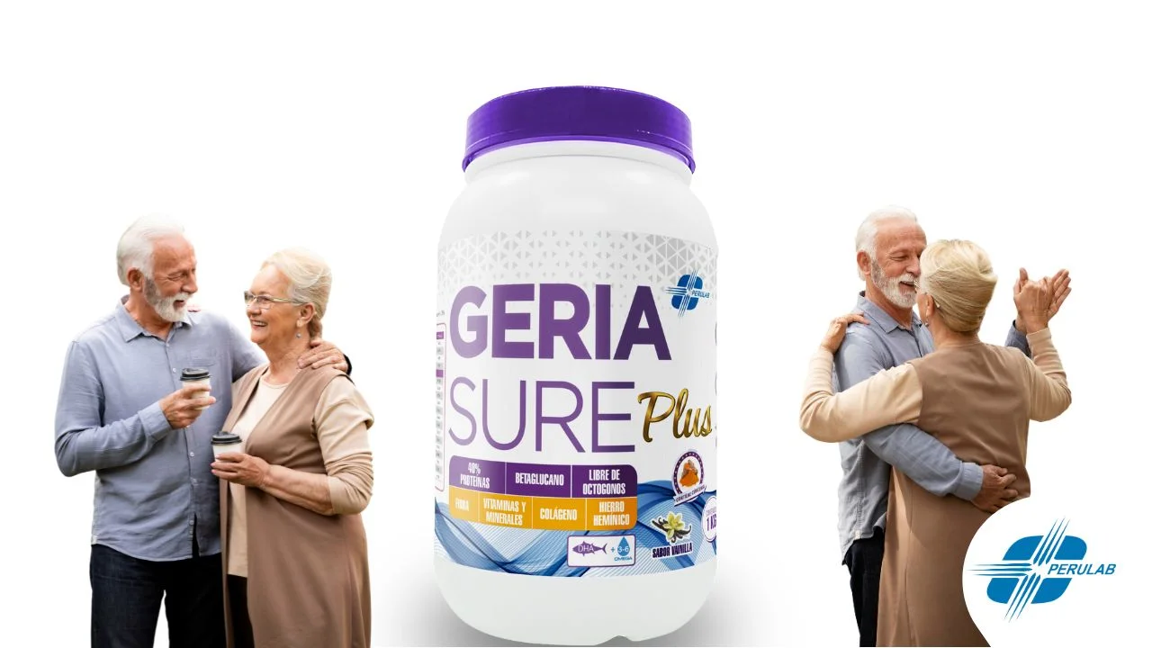 GeriaSure Plus el complemento nutricional para adultos mayores en Perú